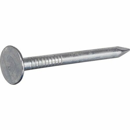 HILLMAN Roofing Nail, 2 in L, 6D, Steel, Electro Galvanized Finish, 11 ga 461463